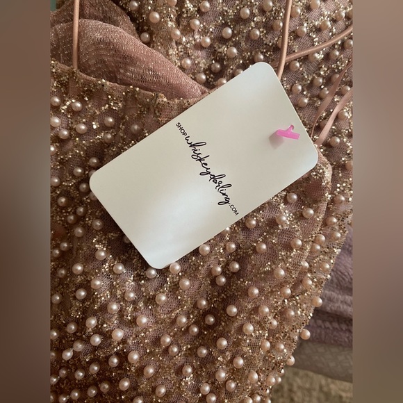 Blush Pearl and Sequin Dress - Picture 5 of 8